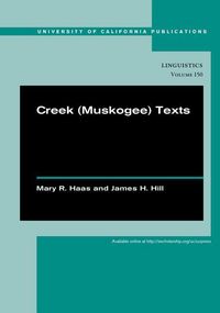 Produktbild: Creek (Muskogee) Texts