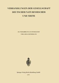 Produktbild: Verhandlungen der Gesellschaft Deutscher Naturforscher und &Auml;rzte