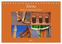 Produktbild: Siena - Stadt des legend&auml;ren Palio (Tischkalender 2027 DIN A5 quer), CALVENDO Monatskalender