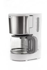 Produktbild: Braun KF 1505 WH Kaffeemaschine Edelstahl, Wei&szlig;