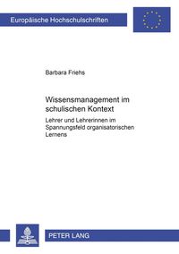 Produktbild: Wissensmanagement im schulischen Kontext