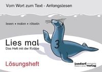 Produktbild: Lies mal Band 3 - Das Heft mit der Robbe (L&ouml;sungsheft)