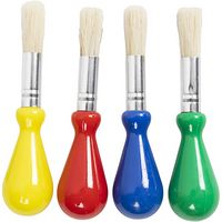 Produktbild: Creativ Company Ballon-Pinsel, L 11,5 cm, B 11 mm, D 13 mm, rund, 4 Stk