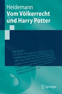Produktbild: Vom V&ouml;lkerrecht und Harry Potter
