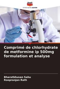 Produktbild: Comprim&eacute; de chlorhydrate de metformine ip 500mg formulation et analyse