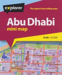Produktbild: Explorer Publishing and Distribution: Abu Dhabi Mini Map