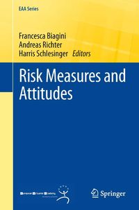 Produktbild: Risk Measures and Attitudes