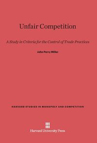 Produktbild: Unfair Competition