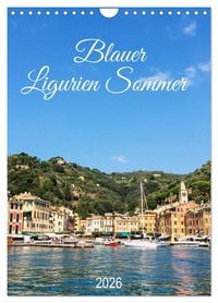 Produktbild: Blauer Ligurien Sommer (Wandkalender 2026 DIN A4 hoch), CALVENDO Monatskalender