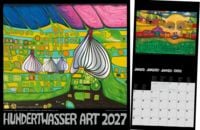 Produktbild: Hundertwasser Brosch&uuml;renkalender Art 2027