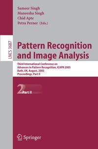 Produktbild: Pattern Recognition and Image Analysis