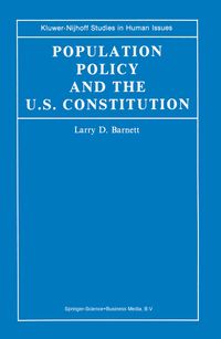 Produktbild: Population Policy and the U.S. Constitution