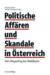 Produktbild: Politische Aff&auml;ren und Skandale in &Ouml;sterreich