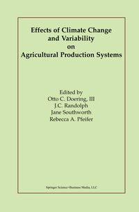 Produktbild: Effects of Climate Change and Variability on Agricultural Production Systems