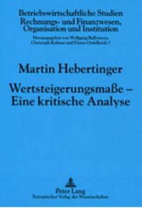 Produktbild: Wertsteigerungsma&szlig;e &ndash; Eine kritische Analyse