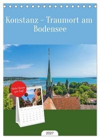 Produktbild: Tischplaner 2027 - Konstanz - Traumort am Bodensee (A5 Tischkalender zum Aufstellen) CALVENDO