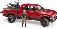 Produktbild: Bruder - RAM 2500 Power Wagon mit Scrambler Ducati Desert Sled und Fahrer