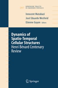 Produktbild: Dynamics of Spatio-Temporal Cellular Structures