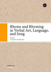 Produktbild: Rhyme and Rhyming in Verbal Art, Language, and Song