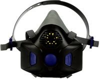 Produktbild: 3M HF-803SD Atemschutz Halbmaske ohne Filter Gr&ouml;&szlig;e: L EN 140 DIN 140