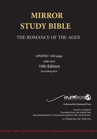 Produktbild: Mirror Study Bible - Paperback 10th Edition 1200 page, Updated JUNE 2025 - [excluding Acts] 7 X 10 Inch, Wide Margin.