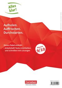 Produktbild: Alles klar! - Deutsch - Sekundarstufe I - 9./10. Schuljahr