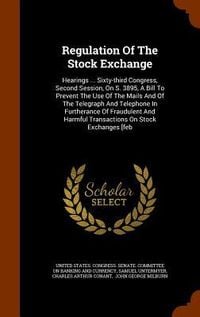 Produktbild: Regulation Of The Stock Exchange