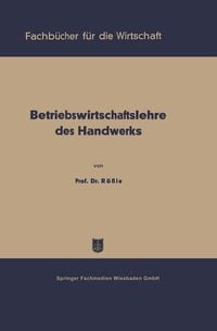 Produktbild: Betriebswirtschaftslehre des Handwerks