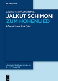 Produktbild: Jalkut Schimoni zum Hohenlied