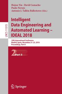 Produktbild: Intelligent Data Engineering and Automated Learning - IDEAL 2018