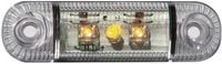 Produktbild: SecoR&uuml;t Umriss-Markierungsleuchte Markierungsleuchte seitlich 12 V, 24V Orange Klarglas