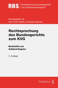 Produktbild: Rechtsprechung des Bundesgerichts zum KVG