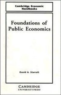 Produktbild: Foundations in Public Economics