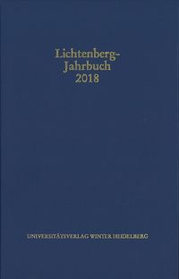 Produktbild: Lichtenberg-Jahrbuch 2018
