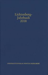 Produktbild: Lichtenberg-Jahrbuch 2018