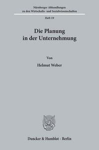 Produktbild: Die Planung in der Unternehmung.