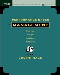 Produktbild: Hale, J: Performance-Based Management
