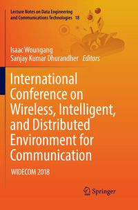 Produktbild: International Conference on Wireless, Intelligent, and Distributed Environment for Communication
