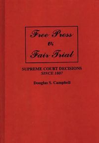 Produktbild: Free Press v. Fair Trial