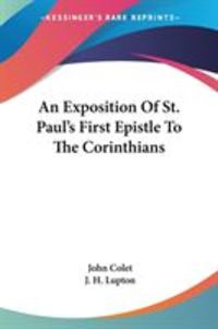 Produktbild: An Exposition Of St. Paul's First Epistle To The Corinthians