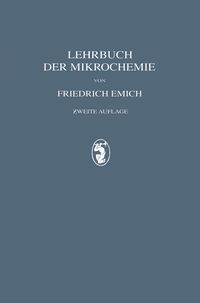 Produktbild: Lehrbuch der Mikrochemie