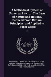 Produktbild: A Methodical System of Universal Law