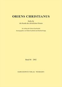 Produktbild: Oriens Christianus 86 (2002)