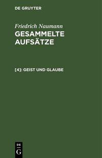 Produktbild: Geist und Glaube