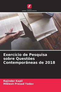 Produktbild: Exerc&iacute;cio de Pesquisa sobre Quest&otilde;es Contempor&acirc;neas de 2018