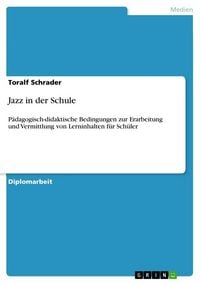 Produktbild: Jazz in der Schule