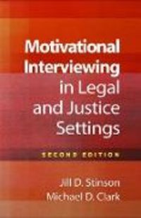 Produktbild: Motivational Interviewing in Legal and Justice Settings, Second Edition