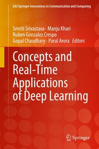Produktbild: Concepts and Real-Time Applications of Deep Learning