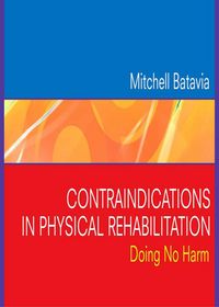 Produktbild: Contraindications in Physical Rehabilitation - E-Book