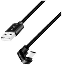 Produktbild: LogiLink USB-Kabel USB 2.0 USB-C® Stecker, USB-A Stecker 1.00m Schwarz CU0192